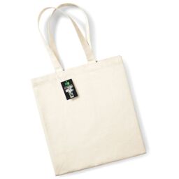 Westford Mill Cotton Classic Tote Shopping Bag in Natural - thumbnail 3