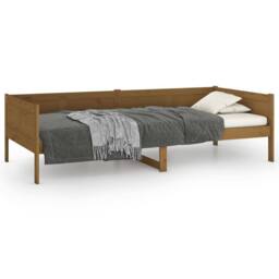 Berkfield Home Beautiful Day Bed Honey Brown Solid Wood Pine 90x190 cm - thumbnail 3