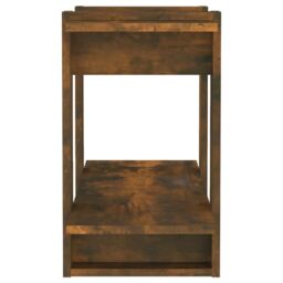 Berkfield Home Book Cabinet/Room Divider Smoked Oak 80x30x51 cm in Brown - Size: 80 x 30 x 51 cm - thumbnail 6