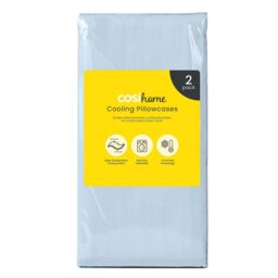 Cosi Home Cooling Pillowcase - 2 Pack in Light Blue - thumbnail 4