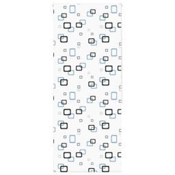 Berkfield Home Shower Roller Blind 100x240 cm Fabric Width 96 cm in White - thumbnail 1