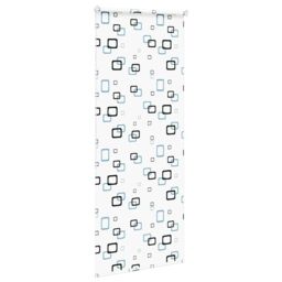 Berkfield Home Shower Roller Blind 100x240 cm Fabric Width 96 cm in White - thumbnail 4