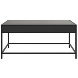 Berkfield Home Coffee Table with Infinity LED Black 90x50x41 cm - Size: 90 x 50 x 41 cm - thumbnail 6