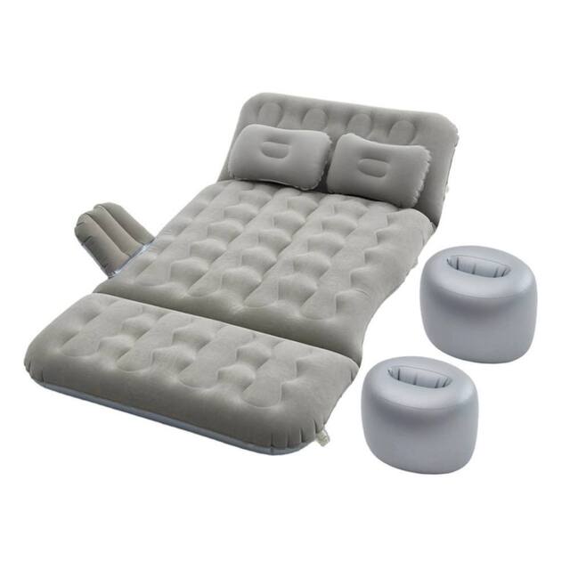 Kelvenix 151x80x40cm-grey Travel Inflatable Mattress Seat in Grey - Size: Single - image 1