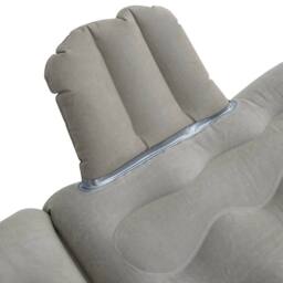 Kelvenix 151x80x40cm-grey Travel Inflatable Mattress Seat in Grey - Size: Single - thumbnail 3
