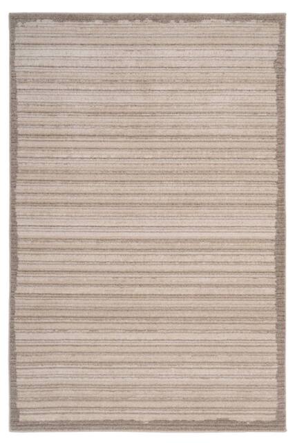 Kukoon Neutral Beige Striped Area Rug - Size: 60 cm x 240 cm - image 1