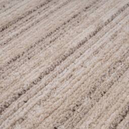 Kukoon Neutral Beige Striped Area Rug - Size: 60 cm x 240 cm - thumbnail 4