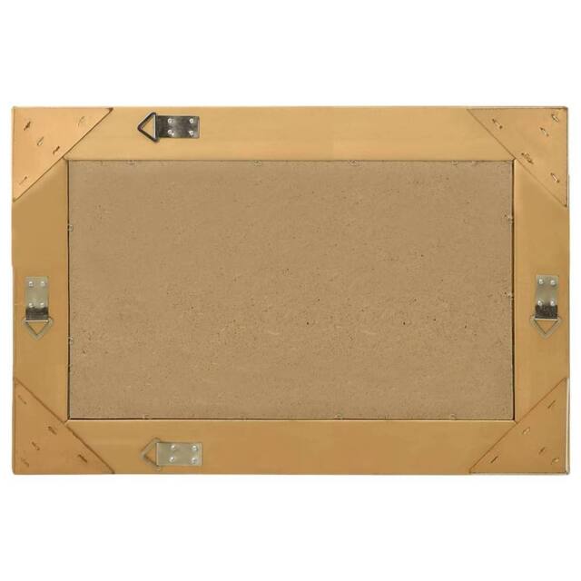 Berkfield Home Wall Mirror Baroque Style 60x40 cm Gold - image 1