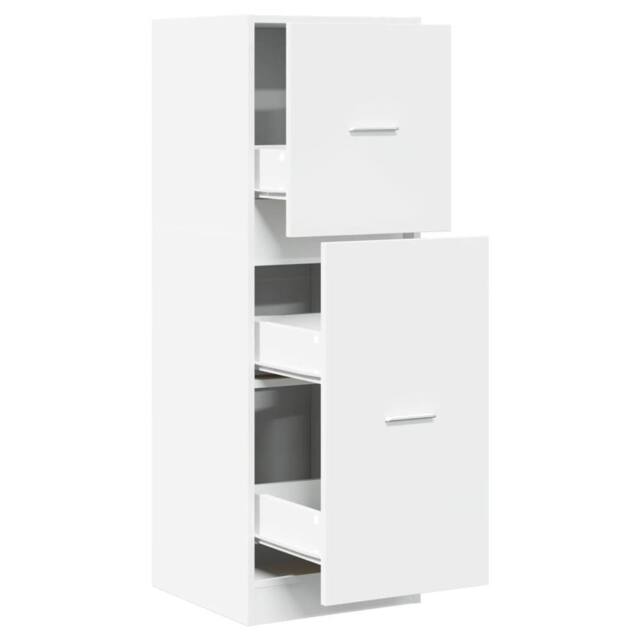 Berkfield Home Apothecary Cabinet White 40x41x118 cm Engineered Wood - Size: 40 x 41 x 118 cm - image 1