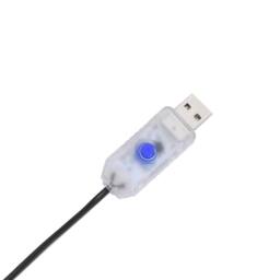 Berkfield Home Christmas Lights Shooting Star Silhouette 115 LEDs Warm White in Black - thumbnail 7