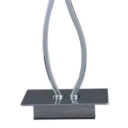 Netlighting Viena Table Lamp 2 Light G9 Polished Chrome in Grey - thumbnail 4