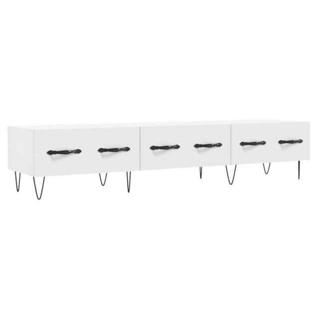 Berkfield Home TV Cabinet White 150x36x30 cm Engineered Wood - Size: 150 x 36 x 30 cm - image 1
