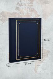Arpan 3 x Self Adhesive Photo Albums Totaling 108 Sheets 216 Sides Padded Leather Style Finish in Blue - thumbnail 2