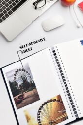 Arpan 3 x Self Adhesive Photo Albums Totaling 108 Sheets 216 Sides Padded Leather Style Finish in Blue - thumbnail 6