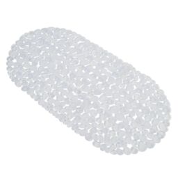 OHS PVC Shower Mat Non-Slip Bathroom Accessories Anti Mould Mats in Clear - thumbnail 5