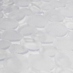 OHS PVC Shower Mat Non-Slip Bathroom Accessories Anti Mould Mats in Clear - thumbnail 4
