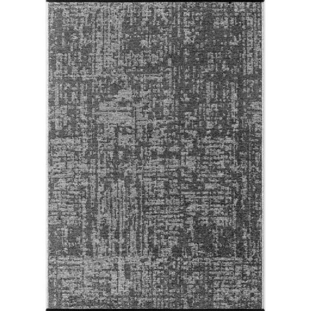 THE RUGS Brilliance Prisma Short Pile Rug & Runner Modern Abstract Velour Rug in Grey - Size: 80 cm x 150 cm - image 1