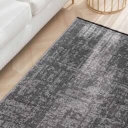 THE RUGS Brilliance Prisma Short Pile Rug & Runner Modern Abstract Velour Rug in Grey - Size: 80 cm x 150 cm - thumbnail 9