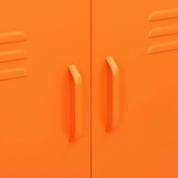 Berkfield Home Storage Cabinet Orange 80x35x101.5 cm Steel - thumbnail 7