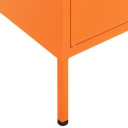 Berkfield Home Storage Cabinet Orange 80x35x101.5 cm Steel - thumbnail 8