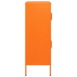 Berkfield Home Storage Cabinet Orange 80x35x101.5 cm Steel - thumbnail 4
