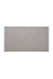 Catherine Lansfield 'Rice Weave Stripe' Bath Towel in Grey - thumbnail 3