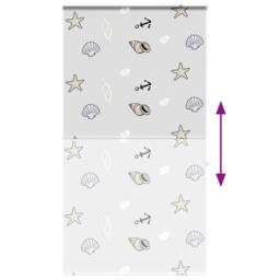 Berkfield Home Shower Roller Blind with Cassette 120x240 cm Fabric Width 116 cm in White - thumbnail 5