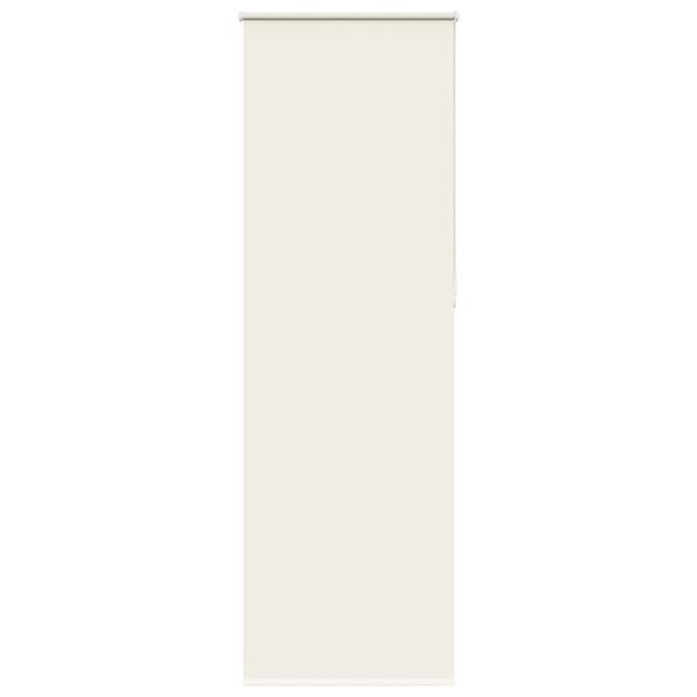 Berkfield Home Roller Blind Blackout Off-White 75x210 cm Fabric Width 70.7 cm Polyester in White - image 1