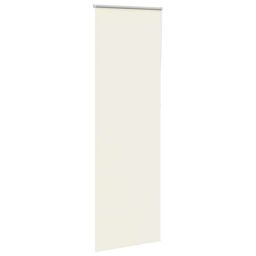 Berkfield Home Roller Blind Blackout Off-White 75x210 cm Fabric Width 70.7 cm Polyester in White - thumbnail 3