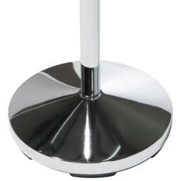 Wyld and Coco Silver Stainless Steel Coat Stand with 5 Hooks - thumbnail 5
