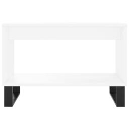 Berkfield Home Decorative Coffee Table White 60x50x40 cm Engineered Wood - Size: 60 x 50 x 40 cm - thumbnail 4