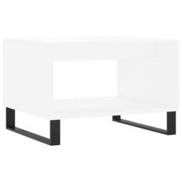 Berkfield Home Decorative Coffee Table White 60x50x40 cm Engineered Wood - Size: 60 x 50 x 40 cm - thumbnail 3