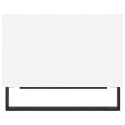 Berkfield Home Decorative Coffee Table White 60x50x40 cm Engineered Wood - Size: 60 x 50 x 40 cm - thumbnail 5