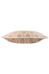 Prestigious Textiles Solitare Geometric Printed Piped Cushion in Rose - Size: 30 cm x 50 cm - thumbnail 2
