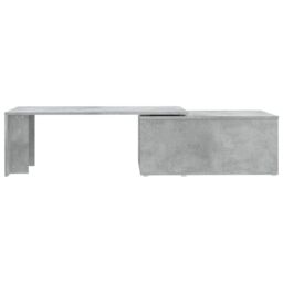 Berkfield Home Coffee Table Concrete Grey 150x50x35 cm Engineered Wood - Size: 150 x 50 x 35 cm - thumbnail 6
