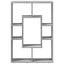 Berkfield Home Bookcase Grey Sonoma 63x20x90 cm Engineered Wood - Size: 63 x 20 x 90 cm - thumbnail 5