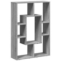 Berkfield Home Bookcase Grey Sonoma 63x20x90 cm Engineered Wood - Size: 63 x 20 x 90 cm - thumbnail 7