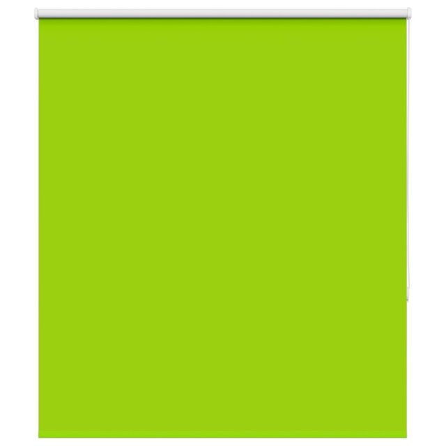 Berkfield Home Roller Blind Blackout Leaves Green 135x130 cm Fabric Width 131.6 cm Polyester - image 1