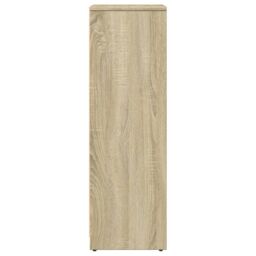 Berkfield Home Bathroom Cabinet Sonoma Oak 30x30x95 cm Engineered Wood in Brown - Size: 30 x 30 x 95 cm - thumbnail 5