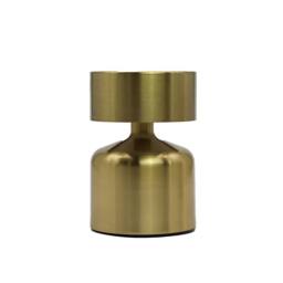 Serenityy Flat Mushroom Bronze Touch Lamp - USB-C Rechargeable LED - Size: 10 inches - thumbnail 5