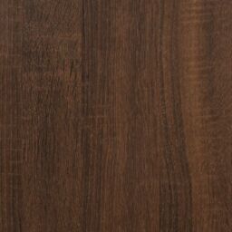 Berkfield Home Book Cabinet Brown Oak 97.5x29.5x100 cm Engineered Wood - thumbnail 6