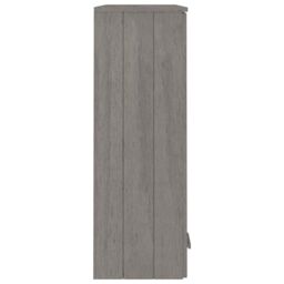 Berkfield Home Top for Highboard HAMAR Light Grey 85x35x100cm Solid Wood Pine - Size: 85 x 35 x 100 cm - thumbnail 5