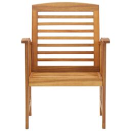 Berkfield Home Garden Chairs 2 pcs Solid Acacia Wood in Brown - thumbnail 3