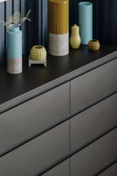 Home Discount Vida Designs Denver 8 Drawer Storage Chest Bedroom Organizer in Black - thumbnail 5