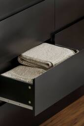 Home Discount Vida Designs Denver 8 Drawer Storage Chest Bedroom Organizer in Black - thumbnail 4