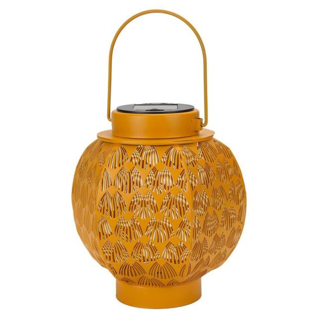 VFM e-Store Solar Lanterns for Garden 18cm x 15cm Yellow X 1 - Size: 18 cm x 15 cm - image 1