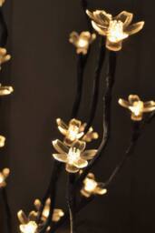 Groundlevel LED Cherry Blossom Tree - Warm White in Black - Size: 10ft - thumbnail 4
