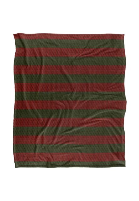 Warner Brothers Nightmare On Elm Street Silky Touch Super Soft Throw Blanket 152x127cm in White - Size: 152x127 cm - image 1