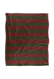Warner Brothers Nightmare On Elm Street Silky Touch Super Soft Throw Blanket 152x127cm in White - Size: 152x127 cm - thumbnail 1