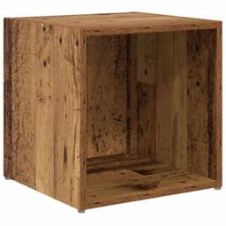 Berkfield Home TV Cabinet Set with Shelf with Storage 8 pcs Old Wood Engineered Wood in Brown - thumbnail 5